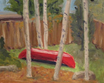Wally's Canoe
8" x 10" - Oil on Linen